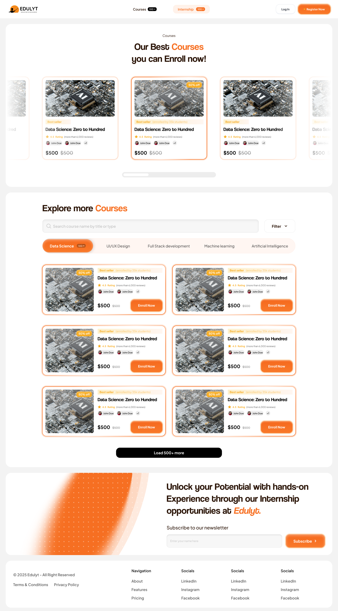 Airkrit - Clean Landing Page