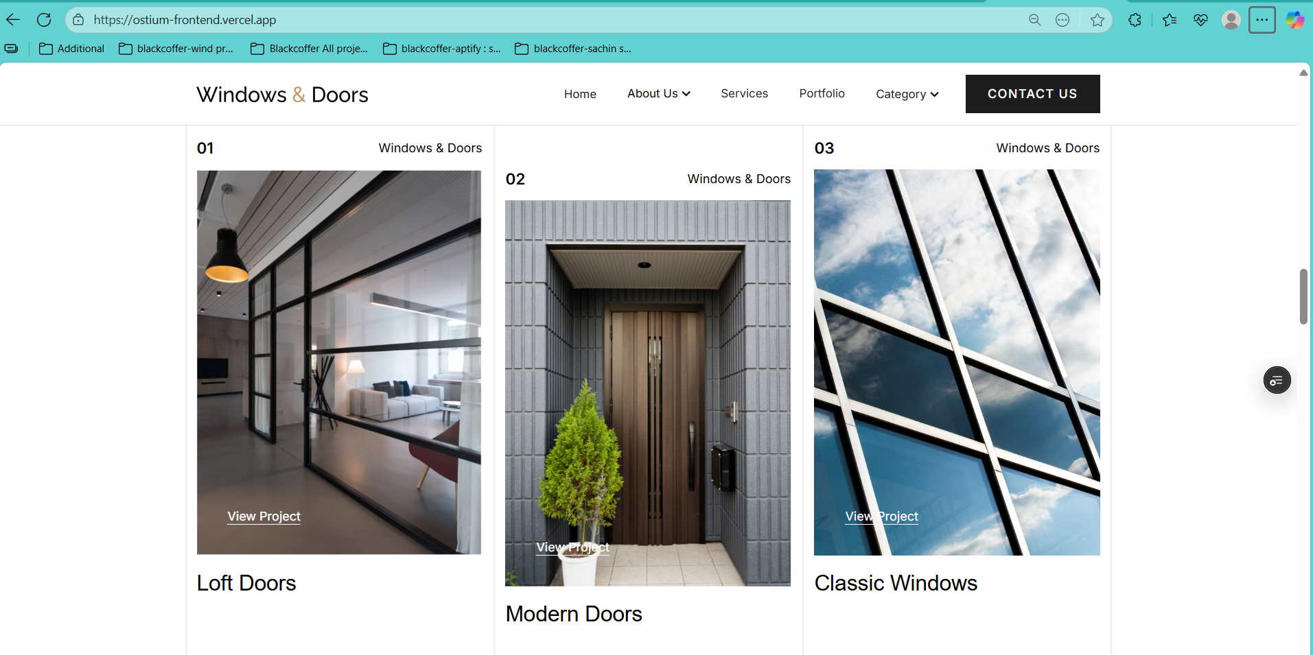 Ostium Frontend